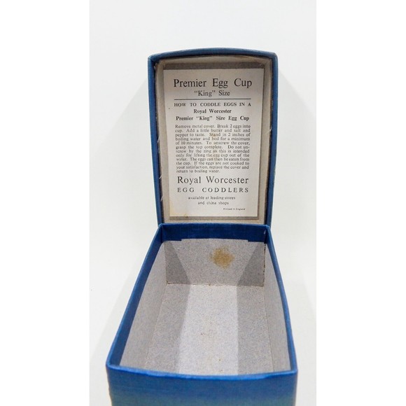 Royal Worcester Porcelain Large Egg Coddler Lavinia BlackBerries Original Box - Picture 9 of 11